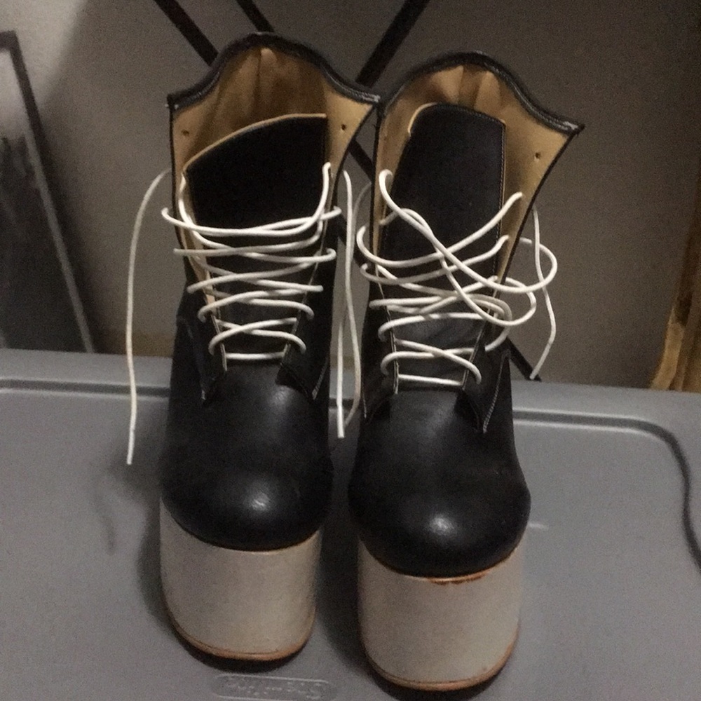 Deandri Black Helga Shoes sz 9